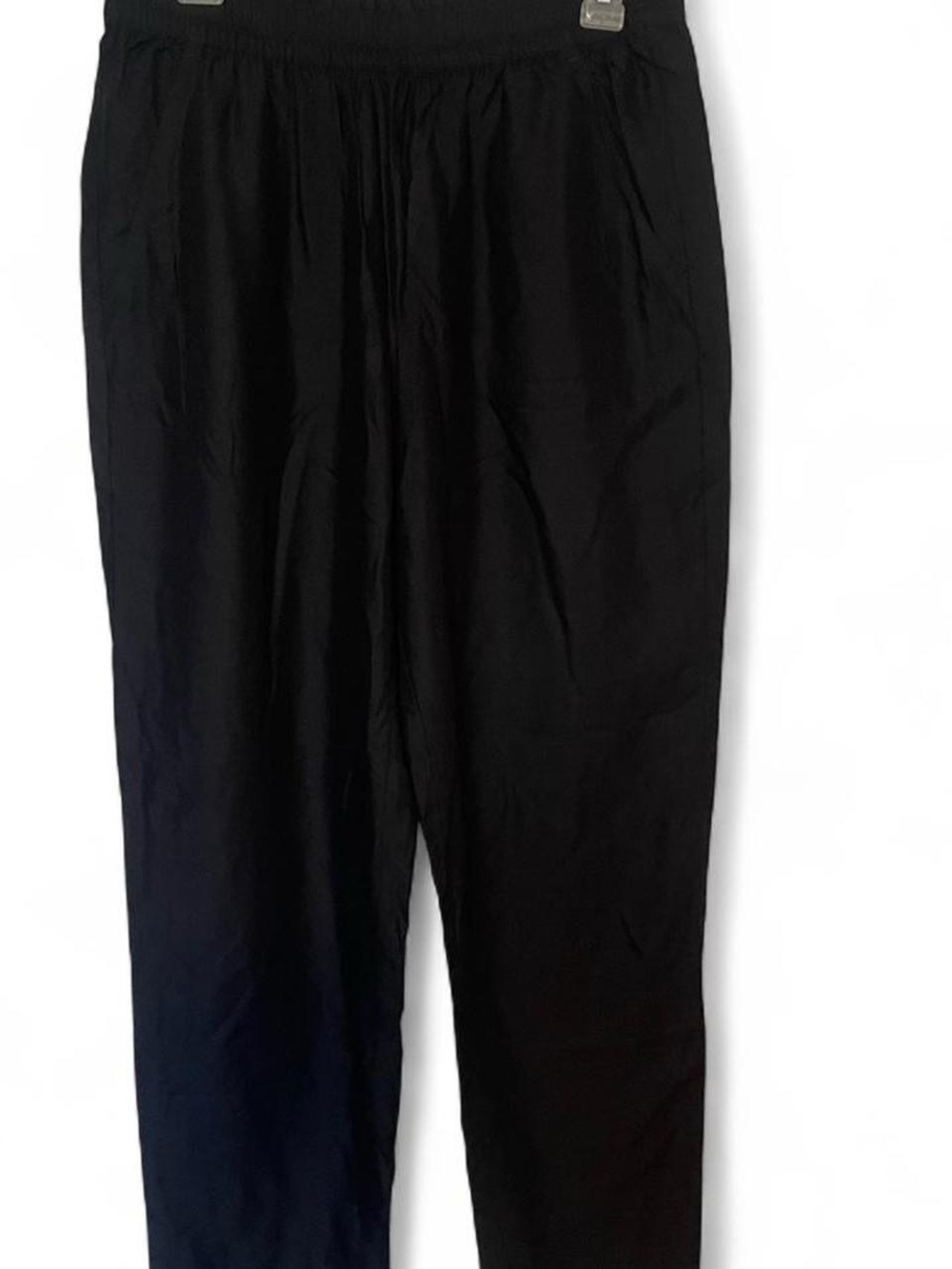 H&M Women's Black Elastic-Waist  Pants
